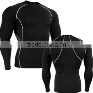 Wholesale Long Sleeve Men Compression Top thumbnail-1