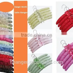 Padded Satin Clothes Hanger for Suit, Shirt, Gray Colour thumbnail-3