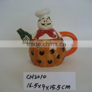 Hand Painted Cooker Sauce Kettle thumbnail-1