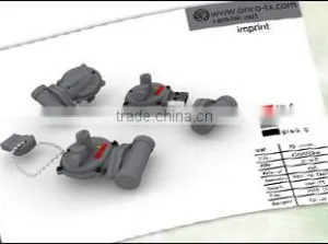 Create Your Own 3D Custom Shaped Flash Drive Customized USB Flash Disk , High Speed Personized USB Flash Drive thumbnail-2