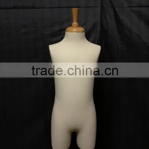 New Style Kids Half Torso Foam Mannequin Warp Cloth Chlidren Model thumbnail-1