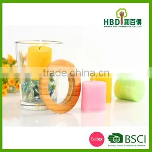 Buy Glass Jars Wood Lid,High Quality Wood Lid For Candle Jar thumbnail-4