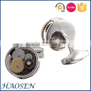 2016 Modern Style Watch Shape Metal Cufflinks For Men thumbnail-6