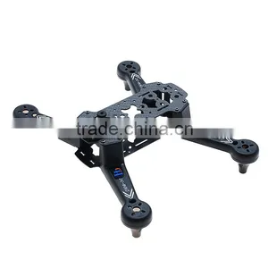 HJ2804-X1 FPV Super Light Carbon Fiber Quadcopter Frame With Plastic Landing Gear VS QAV250 thumbnail-2