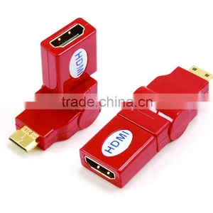 HDMI Female to MINI Male Adapter Rotating 270 Degree thumbnail-2