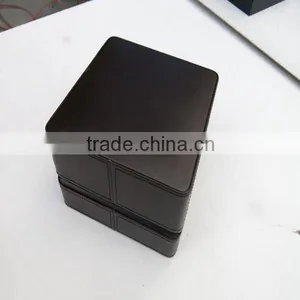 High Quality Nice pu Leather Finishing Single Watch Box thumbnail-4
