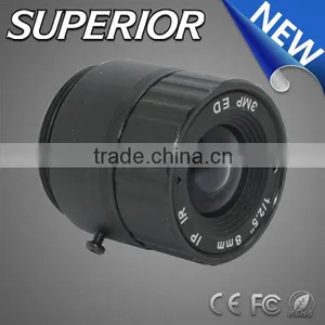 Megapixel Lens 8mm cs Mount F1.2 3megapixel Fixed Iris Weatherproof ir Cctv Camera Lens thumbnail-1