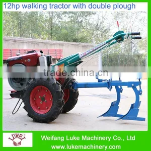 Good Quality Diesel Walk Behind Tractor 15hp Diesel Durable Usage thumbnail-1