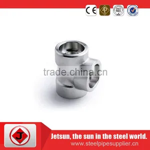 Professional Manufacture 316l Stainless Steel Threaded Tee thumbnail-1