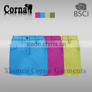 Latest Design Ladies Polyester Skirt/shorts 2016 thumbnail-1