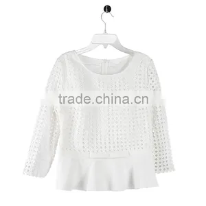 PRETTY STEPS 2016 Sexy Women Long Sleeve See Through Blouses for Office Ladies thumbnail-6
