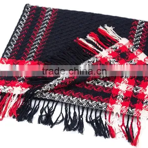 2016 New Design Vintage Women Scarf Winter Stripe Knitted Shawls and Scarves thumbnail-4