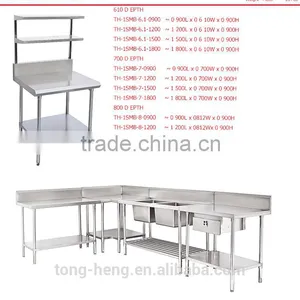 Stainless Steel Worktable Salamander Table thumbnail-2