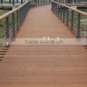 Outdoor Strand Woven Bamboo Bridge Panel thumbnail-2