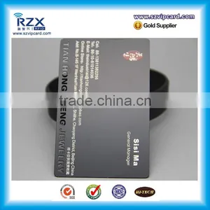 85.5*54*0.35mm Stainless Steel Matte Black Business Card Metal Card thumbnail-4