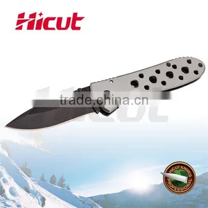 Black Coating Blade Liner Lock Folding Knife, Camping Knife With Clip thumbnail-1