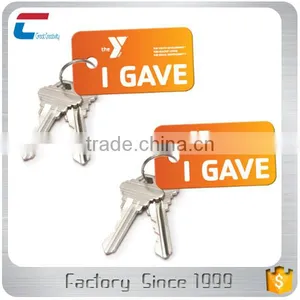 Plastic Key Tag PVC Card With a Hole thumbnail-1