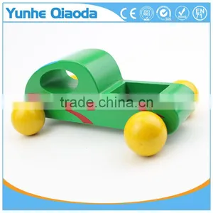 Green Color Car Toy for Kids,Education City Games Wooden Car Model Toy thumbnail-3