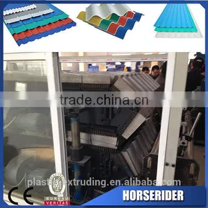 Newest Stype Plastic Roof Tile Sheet Plate Production Line Factory thumbnail-5