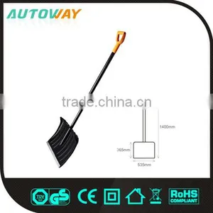 Long Wooden Handle Plastic Snow Shovel Head, Snow Shovel thumbnail-1