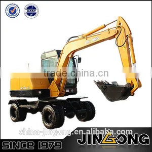 Mini Wheel Excavator JGM907L With 0.25 Cub Meter Bucket Capacity thumbnail-2