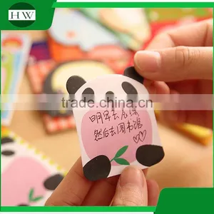 Promotional Wholesale Office Stationery Cartoon Animal Sticky Note thumbnail-3