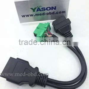 Gps Tracker Vehicle OBD2 Y Cable, Peugeot/Citroen Diagnostic Cable thumbnail-1
