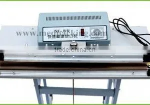 FRD-1000-C-type Ink Coding Continuous Sealer Bag Sealing Machine With Emergency Switch thumbnail-1