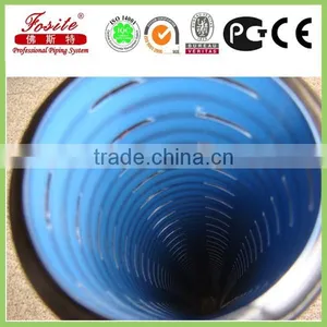200mm to 800mm Grand Diameter Plastic HDPE Double Wall Corrugated Sewer Drain Pipe thumbnail-3
