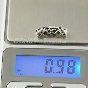 Персонализированные DIY серебряные бусины из стерлинговой серебра для браслетов thumbnail-2