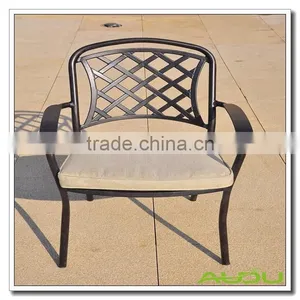 Audu 3 Pieces Patio Garden Outdoor Cast Aluminium Bistro Set thumbnail-2