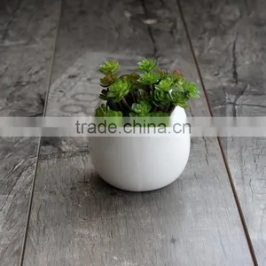 Desktop or Hanging Simple Decoration Succulent Pot Ceramic Planter thumbnail-2