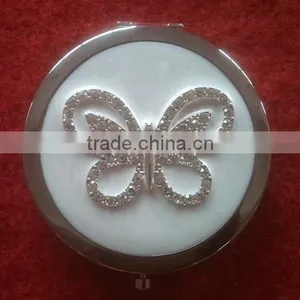 Decorative Butterfly Design Compact Mirror thumbnail-1