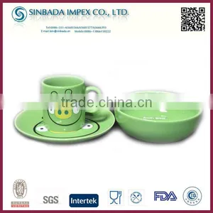 2015 New Design Ceramic Products, Children Bowl Plate Mug Dinner Set thumbnail-2