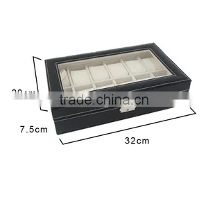 10 Grid Watches Display Storage Box Case Jewelry Fashion thumbnail-4