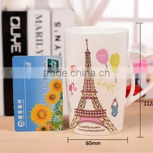 300ml Ceramic Mug With Heart Shaped Handle thumbnail-1