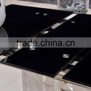 New Model Furniture Folding Extendable Glass Dining Table TH391 thumbnail-4