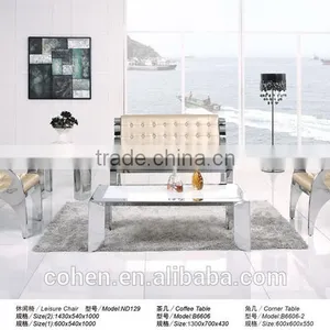 Thick Stainless Steel Leisure Single Sofa Chair ND129 thumbnail-2