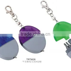 Multi Function of Measuring Tools Tape Measure/Key Chian Ring in Three Colors thumbnail-1