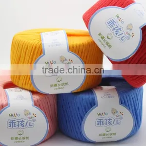 100% Combed Cotton Yarn Colorful Hand Knitting Yarn for Baby Wear thumbnail-4