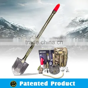 2015 Best Seller Self Defense Tools/Multifunction Shovel Hammer Hoe Knife Saw Screwdriver Torch/Multifunctional Survival Kits thumbnail-1