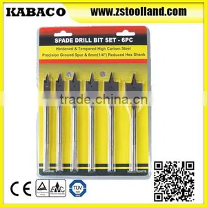 High Quality 6 Pcs Wood Flat Spade Drill Bit Set for Woodworking thumbnail-1