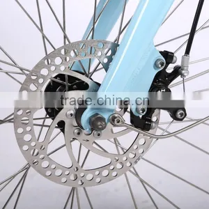 26 Inch Aluminum Alloy Frame Electric Beach Cruiser Bike With Full Suspension for Lady thumbnail-3