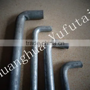Hot Dipped 1/2" &3/4"*10" Galvanized L Type Anchor Bolt China Supplier thumbnail-2