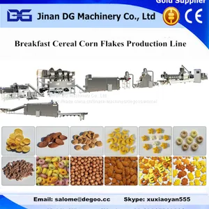 Automatic Chocolate Corn Flakes Maker Baby Cereal Extrusion Machinery Equipment thumbnail-1