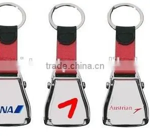 Custom Logo Mini Aircraft Buckle Seatbelt Keychain for Star Alliance Airlines Corporate Gift & Merchandise thumbnail-3