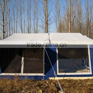 4 Wheel Motorcycle Hard Floor Offroad 4WD Car Trailer Tent for Camping Tent thumbnail-2