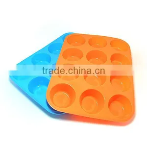 Non-stick Bakeware Silicone Cupcake Egg Tart Mold thumbnail-2