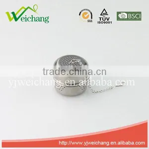 WCZ118 Good Quality Hot Sale 304 Material Mesh Tea Ball Tea Infuser Tea Strainer Long Chain thumbnail-1