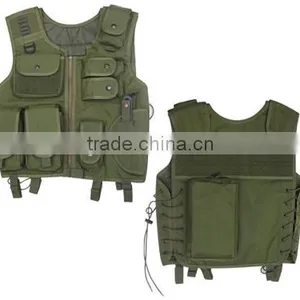 Tact Vests Dark Green With Brown thumbnail-1